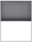 vidaXL Mosquitera plisada para ventanas aluminio 80x100cm