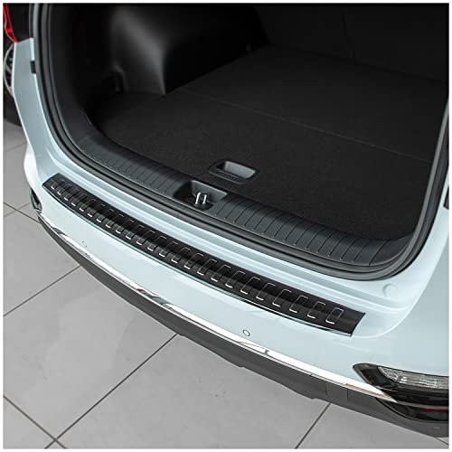 teileplus24 L623 Ladekantenschutz V2A Edelstahl kompatibel mit Kia Sportage 4 Facelift QL 2018-2021 Abkantung, Farbe:Anthrazit gebürstet