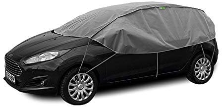 Abdeckplane Halbgarage Sonneschutz, Schneeschutz, UV Schutz, Winter & Sommer Größe S-M kompatibel mit Hyundai i20