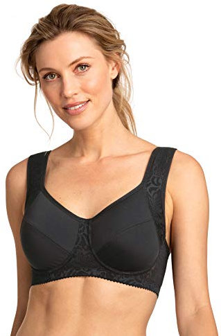 Miss Mary of Sweden Exhale Sport-BH mit Bügel für Medium Impact Training 100C Schwarz