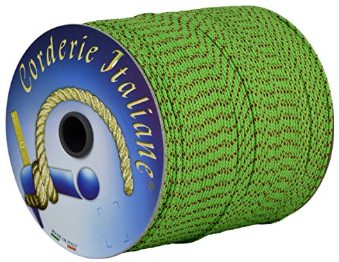Corderie Italiane 006075196 Cordino edilizia extra verde flu 1 mm - 50 mt