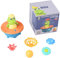 Jouet de Bain Bébé, Jouet de Bain Crocodile pour Enfants, 4 Modes Jouet Bain Électrique Pulvérisateur deau Arroseur, Lumière Clignotante Fontaine Jouet de Baignoire pour Garçon Filles