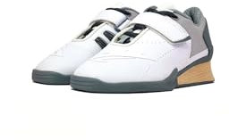 VELAASA Strake olympische Gewichtheberschuhe, für Damen und Herren, Cross-Training, Powerlifting-Bekleidung, Schuhe für Kniebeugen, Hebeausrüstung, Winter-Weiß, 42