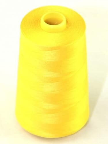 120s Sewing Thread Cone 4500m Bright Yellow - Each