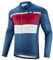 ROTTO Herren Radtrikot Fahrradtrikot Langarm Rennrad Trikot Einfache Linien Serie