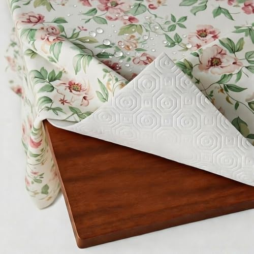DecoHomeTextil Tischpolster Tischschoner Tischschutz Weiß Rechteckig 75 x 170 cm Tischdeckenunterlage Schutzunterlage Unterlage