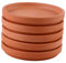 Yardwe 5 Pièces Plateau de jardinière en Terre Cuite bac Jardinage Accessoire Jardinage soucoupes pour Plantes Plateau de Pot de Fleurs en poterie Pots de Fleurs Ménage Tapis