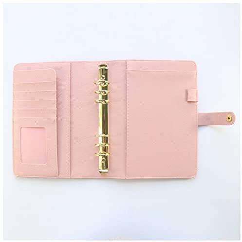 Taccuino Tascabile Notebook a spirale in pelle originali rilegatura a spirale a spirale e cancelleria for il diario, Binder Personal Agenda Planner Organizer Taccuino A5 ( Color : Only leather cover ,