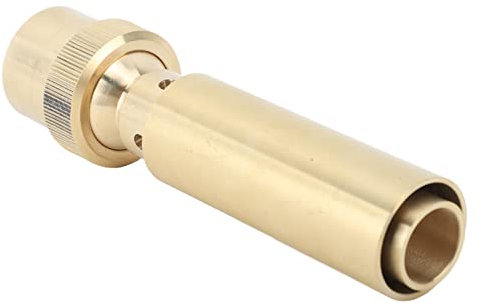 Gonetre Messing Brunnen Düse G1 in (G3/4 Zoll) für Gartenteich, Innen- und Außenbrunnen, Trockenspray, Goldfarben, Rückschlagventil, Brunnenausrüstung