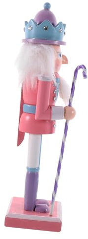 ifundom Ornament Weihnachten Soldat Nussknacker Soldatenfiguren Feiertags-nussknackerfiguren Nussknacker Figuren Nussknacker Mit Menschenmenge Pastellfarbener Kind Holz Kuchen Draussen