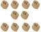 M8 Solid Brass Hex Nuts DIN934 (Pack of 10)