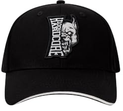 100% Hardcore Herren Cap Baseball-Kappe Essential Rage, Schwarz