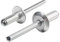 Linkup Blindnieten mit großem Flansch, großer Kopf, Aluminiumnieten, 4 mm x 16 mm, 150 Stück