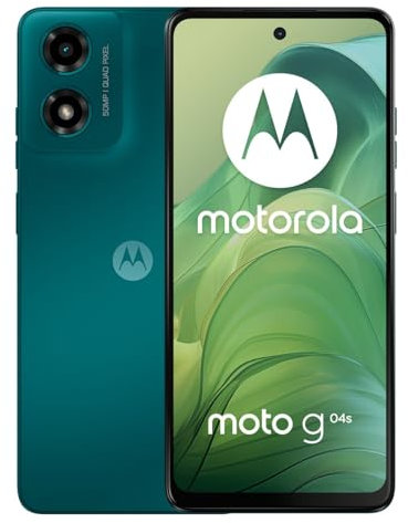 Motorola Moto G04s 64 Go/4 Go de RAM, Dual SIM, vert océan
