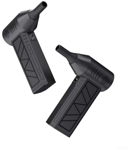 Advokingtap Plumero de aire comprimido de 130.000 rpm, soplador de 200 W de potencia, construcción de metal ABS, diseño compacto y ligero para el hogar, el coche y la oficina