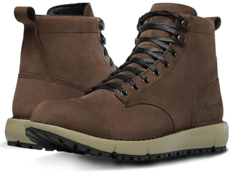 Danner Logger 917 6 Waterproof Hiking Boots for Men - Full-Grain Leather with Breathable Gore-Tex, Vibram SPE Midsole, and 917 Traction Outsole, Cap Toe Bracken - 11 D