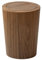 LOVIVER Holz-Mülleimer mit Deckel, Holzabfalleimer im rustikalen japanischen Stil, runder Küchen-Mülleimer für den Haushalt im Schlafzimmer, Walnussfarbe
