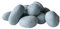 Piedras Decorativas de Fibra cerámica para Chimenea de etanol y de Gas, 24 Unidades (Gris)