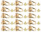 Wisebom Rivets avec en Métal D Anneau Rivets en Cuir Rivets Laiton Tête Ronde Rivet Doré avec Anneau pour Ceintures, Sac, Sac à Main 15 Pièces