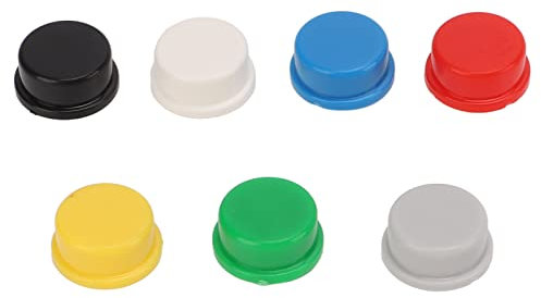 350Pcs Push Button Switch S Industrial Momentary Tactical Control 7 Color for Breadboard, Multifunctional Accessory for Home Use