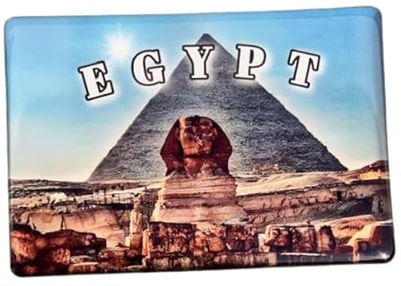 Aegypten Souvenir , Aegypten Kühlschrankmagnet ,Pyramide Reiseandenken , Aegypten Geschenkartikel , Sphinx und Pyramide von Gizeh