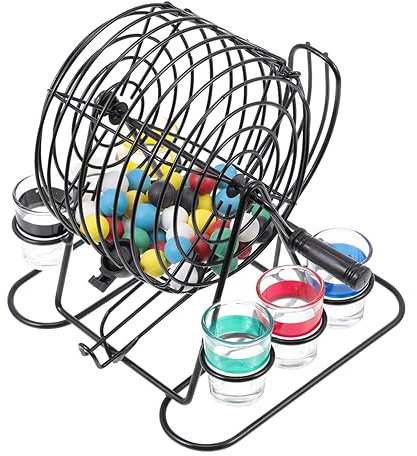 ifundom 1 Satz Bingo Tischspielzeug Verbesserung von Emotionsspielzeug Desktop- Erwachsene für Erwachsene Fun Toy Weintisch- emotionale Spiele Eisen