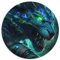 Cosmic Warrior Wolf Puzzle 1000 Teile für Erwachsene, Kartonpuzzle, interaktives Familienspiel, Bastelgeschenk mit farbenfrohen Kunstwerken (67,5x67,5cm)
