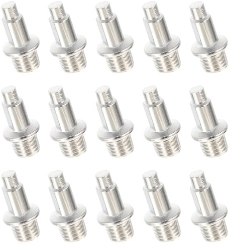 NAMOARLY Clavos de Metal para Zapatillas de Running 32 Piezas Plata | Forma de Aguja, Uso en Cross Country y Actividades al Aire Libre, Resistencia Corrosión