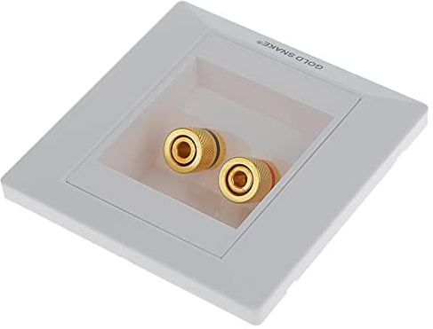 FVDPWYE 2 Binding Plate with Speaker Connection Plate Square Socket Metal And for Home Cinema