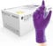Unigloves Advanced Stronghold+ GM0075 Nitrile Examination - Multipurpose, Powder Free, Latex Free Disposable Gloves, Box of 100 Gloves, Purple, Extra Large