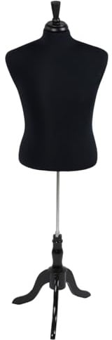 SSWBasics Male Black Jersey Shirt Dressmaker Form