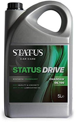 Status Car Care Chain Oil 100 5 Litre Ideal For Petrol & Electric Chainsaws 5L