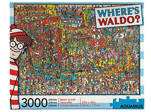 AQUARIUS Where's Wally? (Waldo) GIANT jigsaw puzzle (3000 Pieces) 1150mm x 820mm (nm)