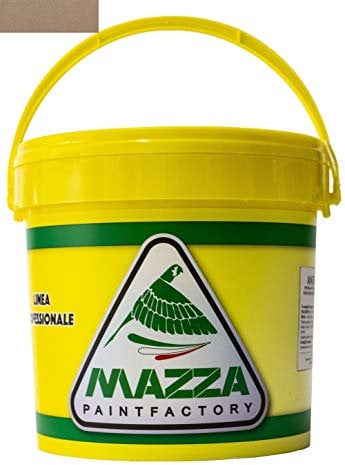 MAZZA Pittura Decorativa Per Interni Brillantinata Glitterata Lt 5 Dusk Colorificio Vernice Brillantini Glitter Muro Idropittura Murale Colorata (Marrone Visone Chiaro Dk4005)