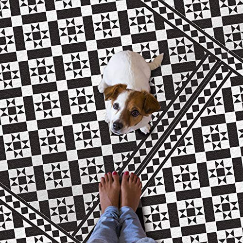 Chelsea Tile Stencil, Paint Tile Patterns on Floors, Walls, Furniture, Victorian, Vintage, Reusable Home Decor Stencil (S/ 15X15CM)