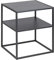 Beistelltisch - Schwarz - Metall - 45 x 40 cm
