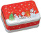 Kesper Weihnachtsdose Happy Christmas aus Metall, 14x 10,5x 6 cm, 38241