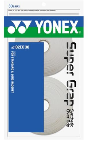 YONEX AC102EX-30 Super GRAP Rollschläger Overgrip (30 Wraps) (grün)
