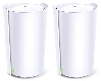 TP-Link Deco X90 AX6600 Système Wi-FI 6 maillé pour Toute la Maison, Tri-Bande avec antennes intelligentes, connecter jusqu'à 200 appareils, processeur Quad-Core 1,5 GHz, sécurité HomeShield,