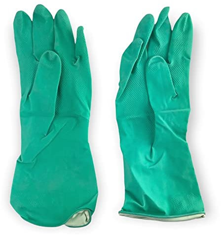 Crown Supplies Professional Green Household Rubber Gloves Small - Pair