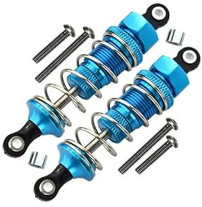 Aluminium Front Adjustable Plastic Ball Top 70mm Dampers for Tamiya RC 1/10 DT-03-1Pr Set Sky Blue