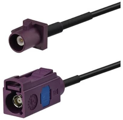 Elecbee Antennenanschluss Fakra D 4G LTE 3G UMTS GSM Auto Telematik Adapter Verlängerungskabel 2m
