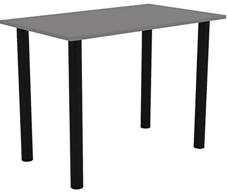 AKKE Esszimmertisch 120 cm x 60 cm Esstisch Kleiner Tisch Küchentisch Schreibtisch Dining Table Esszimmermöbel Schwarze Beine