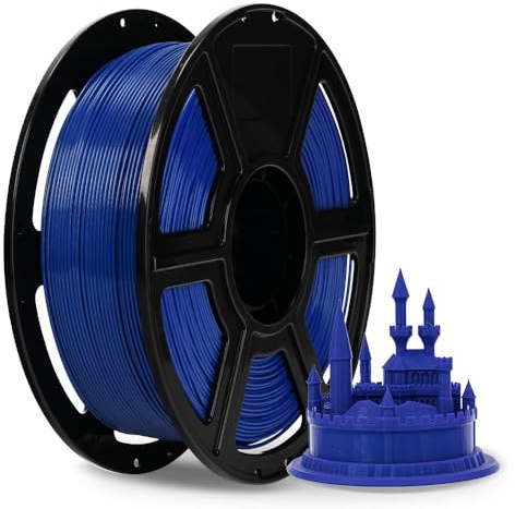 FLASHFORGE ABS PRO 3D-Drucker-Filament, Robuste und Hitzebeständige Filamente, 1kg Spule (2.2lbs), Maßgenauigkeit +/- 0,02 mm, Starke und Langlebige ABS-Verbrauchsmaterialien (Blau)