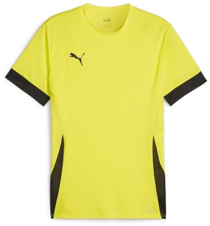 PUMA Unisex Teamgoal Matchday Jr Fußballtrikot, Fluro Yellow PES-puma Black-puma Black, 128 EU