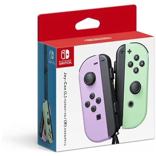 Joy-Con (L)/(R) – Violet pastel/vert pastel (stock japonais)