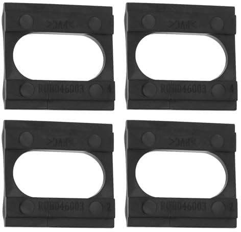 ECSiNG 2 Paar Fahrrad-Batterie-Halterung Pad Fahrradhalterung Abstandshalter Pad E Bike Batterie Halterung Gummi Abstandshalter Pad Kompatibel mit Hailong Max G56 G70 Batterie, Schwarz