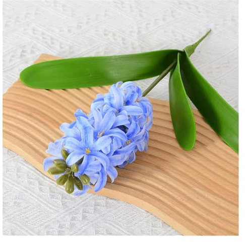VejiA Hyacinth, Artificial Flowers, Home Decoration, Plastic Artificial Flowers, Potted Decorations, Floral