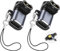 Pack de 2 Adaptadores de Cargador USB-C para Relojes Garmin, Conectores Tipo C Hembra a Macho, Diseño de Ángulo Recto, Compatible con Garmin Fenix 7/7S/7X/6/6X/6S y Más, Incluye Acollador