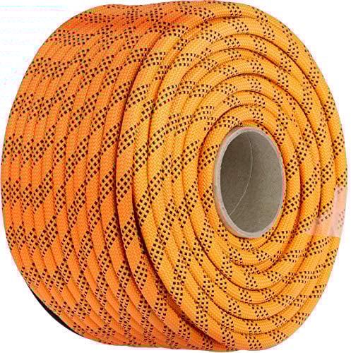 VEVOR 16 mm doppelt geflochtenes Polyesterseil, 61 m Nylon-Zugseil, 4 Tonnen Hochkraft-Polyester-Lastsegelseil für Baumpfleger, Gartenarbeit, Marine